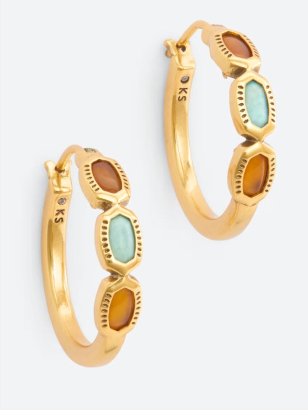 Kendra Scott Mini Elisa Hoop Earrings NWT